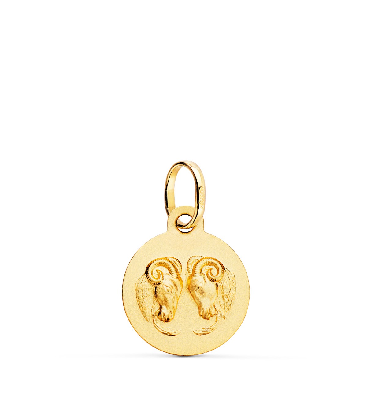 Colgante Horóscopo Aries Oro 18K 13mm - Signo del zodiaco - Medalla de oro
