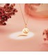 Colgante Horóscopo Escorpio Oro 18K 13mm - Signo del zodiaco - Medalla de oro