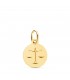 Colgante Horóscopo Libra Oro 18K 13mm - Signo del zodiaco - Medalla de oro