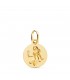 Colgante Horóscopo Virgo Oro 18K 13mm - Signo del zodiaco - Medalla de oro