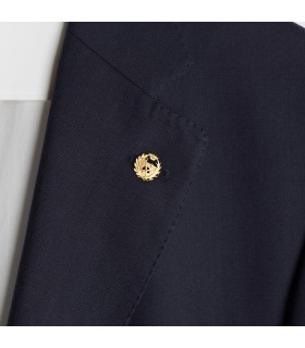 Insignia profesional Ingeniero de caminos Oro 18K - Pin profesiones - carreras universitarias - emblema, escudo de oro