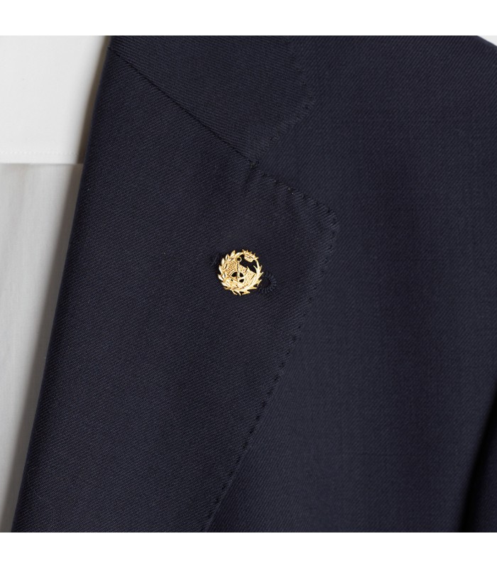Insignia profesional Ingeniero de caminos Oro 18K - Pin profesiones - carreras universitarias - emblema, escudo de oro