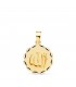 Pendentif Allah Or 18K 16 mm Facetté