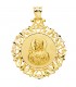 Medaglia Sacro Cuore di Gesù 18kt cornice 45 mm