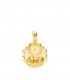 Médaille enfant et horloge octogonale or 18 carats
