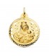 Medalla Virgen Carmen Oro 18K 30mm Calada - medallas religiosas - virgen del monte carmelo