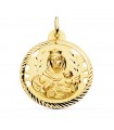 Madonna von Karmel Medaille 18K Gold P5002-430