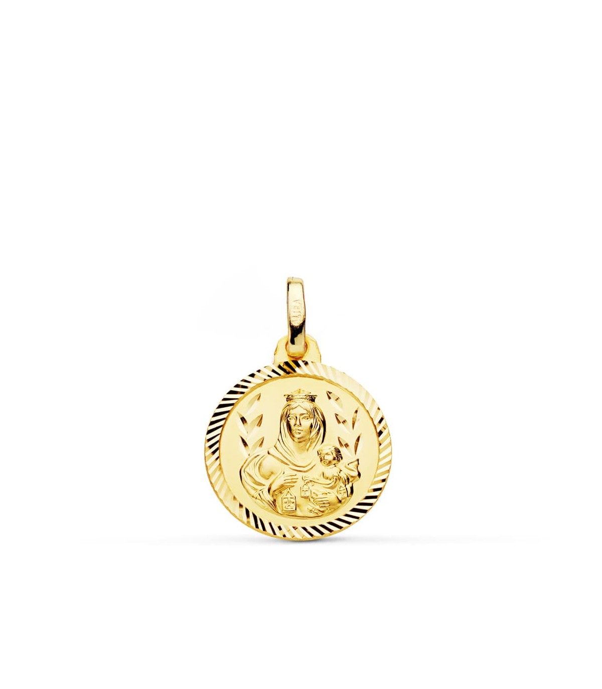 Madonna von Karmel Medaille 18K Gold P5002-216