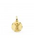 Medalla religiosa Divino Niño Jesús Oro 18k 14 mm joya bebé bautizo