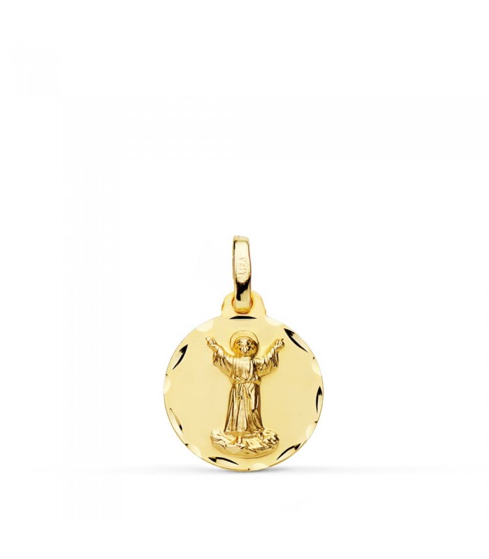 Médaille Divine Enfant Jésus Or 18k 14 mm