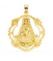 Madonna von Rocio Medaille Gelbgold 18K P3044-334