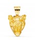 Ciondolo testa di Puma oro giallo 18kt 40 mm, massiccio - Gioielli uomo