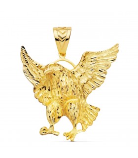 Pendentif Aigle Américain Or Jaune 18K