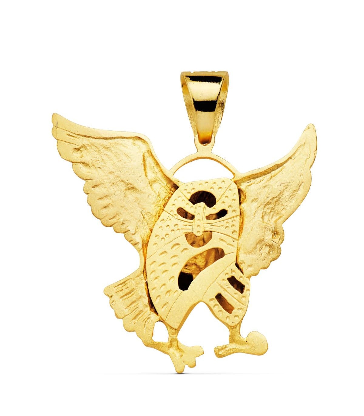 Amerikanischer Adler aus 18 Karat Massivgold, 49 mm, großer Anhänger für Herren