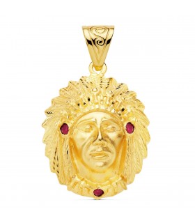 Pendentif Indien Or Jaune 18K