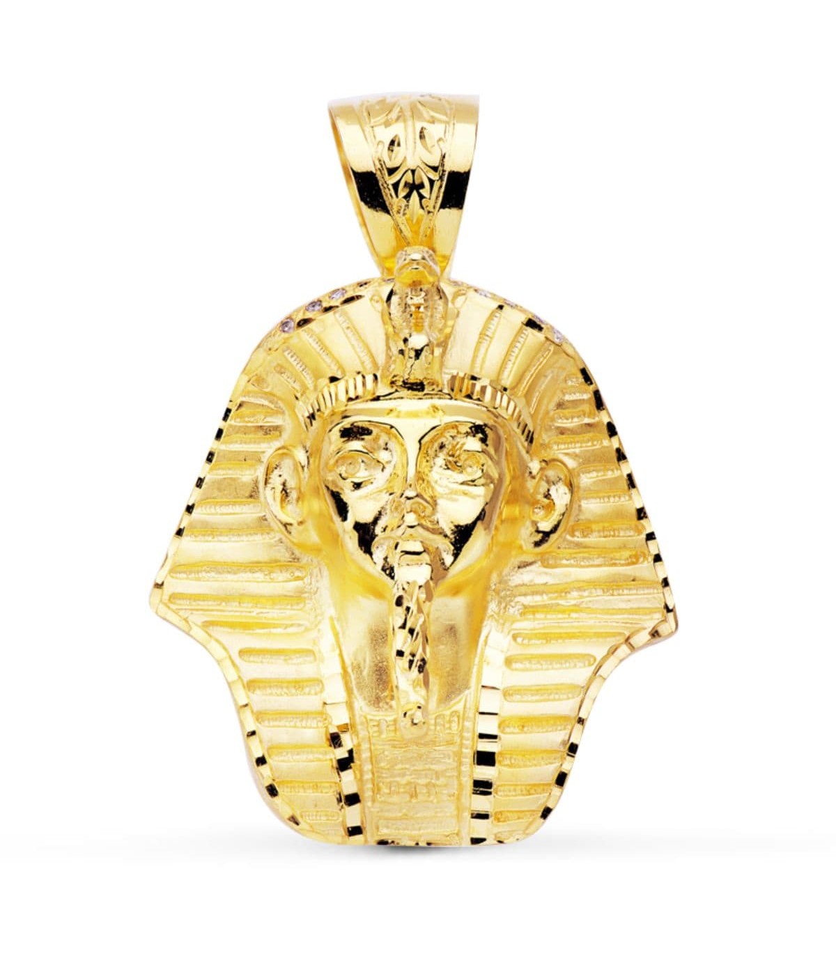 Pendentif Homme Toutankhamon Or Jaune 18K