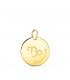 Colgante Zodíaco "Capricorne" Oro 18K 16 mm - Signo del zodiaco - collares horoscopos