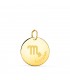 Pendentif Zodiaque Scorpion Or 18K 16 mm