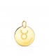 Colgante Zodíaco "Taureau" Oro 18K 16 mm - Signo del zodiaco - collares horoscopos