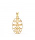 Kreuz von Caravaca, massiv, 25 mm – religiöser Anhänger, 750er Gold - Krankheiten Schutzsymbol