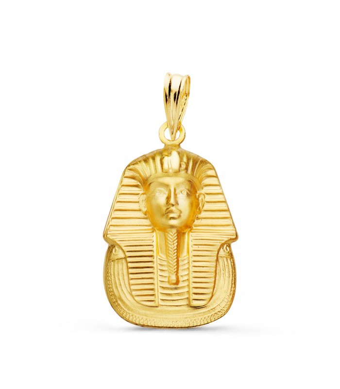 Colgante Tutankamón Oro Amarillo 18K 20mm| colgantes de hombre | colgante macizo oro 750