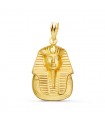 Pendentif Toutankhamon Or Jaune 18K 20mm
