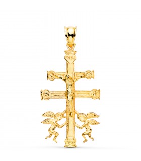 Croix Caravaca Or Jaune 18K 36mm