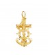 Cruz Marinera Cristo Oro 18K 35mm - cruces de oro - Alda Joyeros, joyeria online