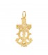 Cruz Marinera Cristo Oro 18K 35mm - cruces de oro - Alda Joyeros, joyeria online