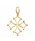 Colgante Cruz de Occitania Oro 18 K 28 mm - joyas online - joyería de oro - cruz griega
