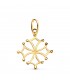Croce di Pisa in oro giallo 18 carati 750 ‰ - Misura 23 x 21 mm | Croce d'oro