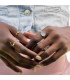Anillo lanzadera - Anillo Meraki Oro 18K Rombo - anillos y sortijas para mujer