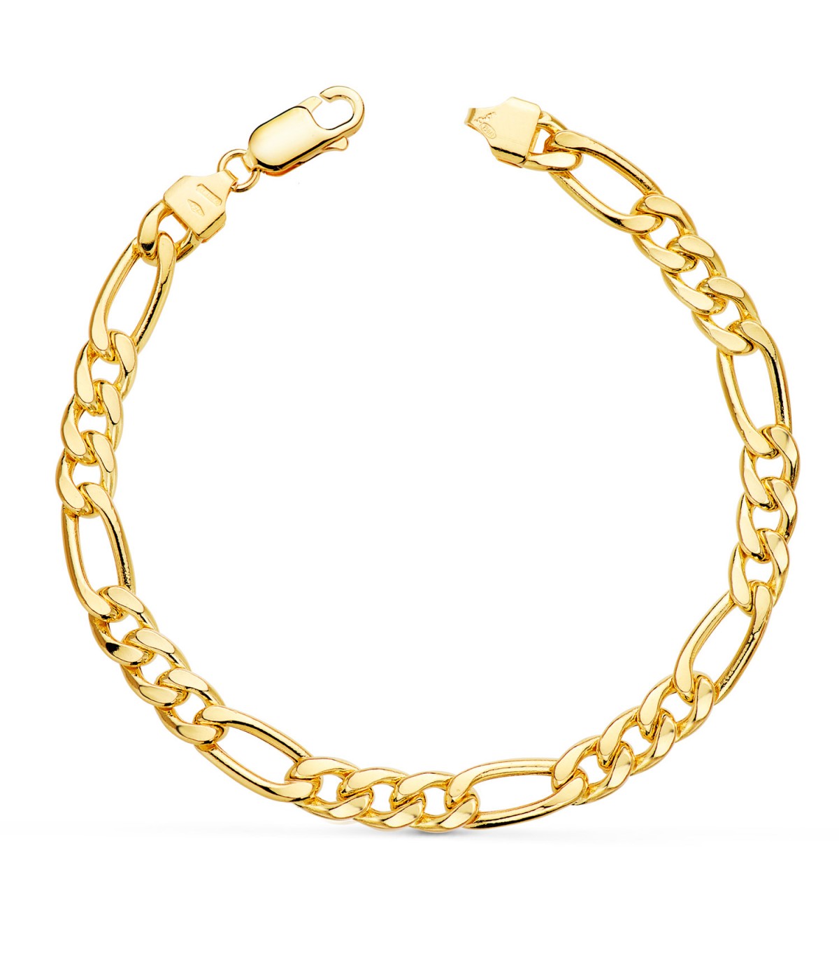 Bracelet 3x1 Or 18 K 21 cm 6.5 mm