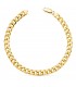 Bracelet Chaîne Or 18K 20cm 6mm Gourmette
