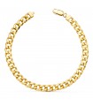Bracelet Chaîne Or 18K 20cm 6mm Gourmette