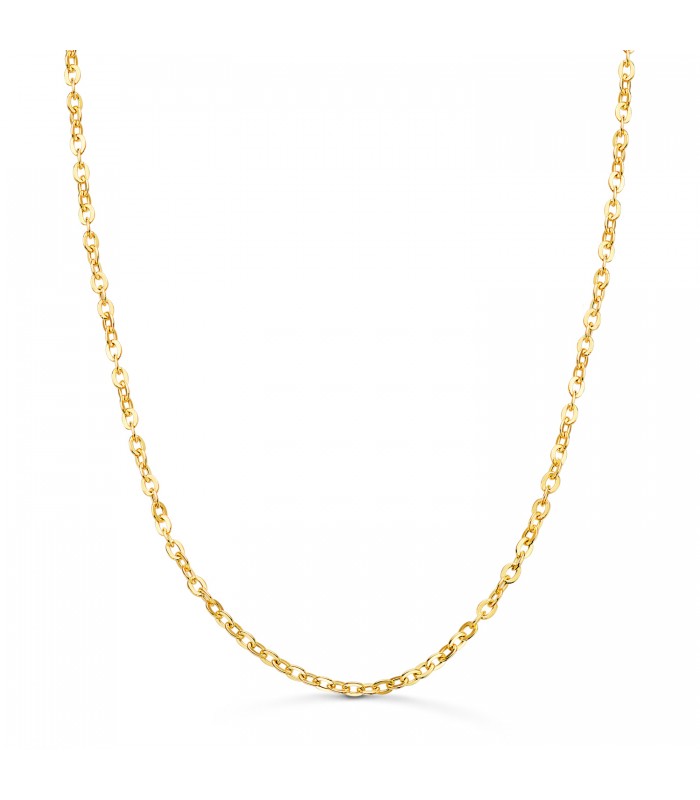Cadena Oro 18K Forzada 50cm 2,5mm | cadenilla de oro , cadenas para mujer
