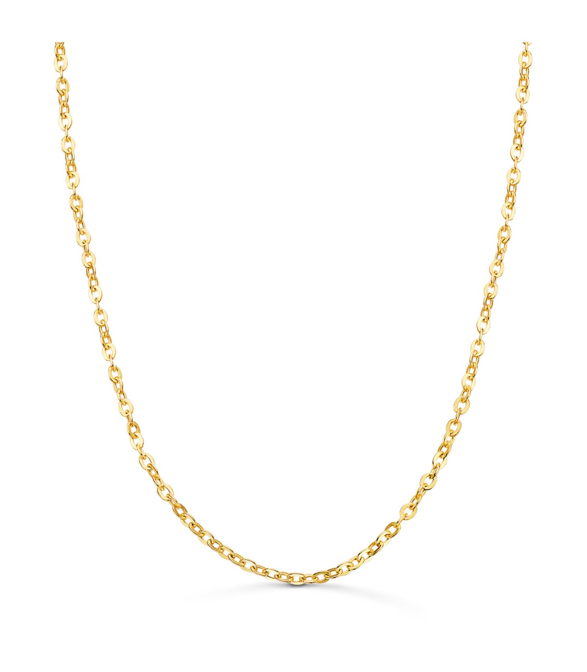 Cadena Oro 18K Forzada 50cm 2,5mm | cadenilla de oro , cadenas para mujer