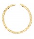 Pulsera Cadena Ancla Oro 18K 20cm 5mm  - pulseras hombre - pulsera gruesa de oro