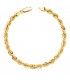 Pulsera Cordón Salomónico Oro 18K 21 cm | pulsera cadena |ALDA JOYEROS, joyería online