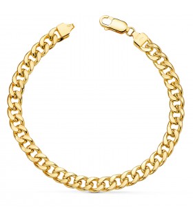 ALDA JOYEROS, joyería online | Pulsera Hombre Oro 18K Barbada 21cm | comprar joyas de hombre on line