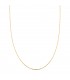 Collane a catena da donna: Catenina a maglia diamantata 0,75 mm 45 cm in oro giallo 750