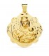 Medalla Virgen Carmen Oro 18 K 42 mm Pandereta - medallas de oro, medallas religiosas