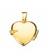Pendentif porte photo Coeur Or 18 K 20 MM