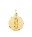 Anhänger 18 K Gelbgold Madonna mit Kind P2962-322