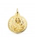 Medalla Virgen Carmen Oro 18K 26mm Calada - medallas religiosas - Nuestra señora del Carmen