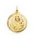 Médaille Vierge du Mont Carmel Or 18 Carats 28mm Ajourée ✓ Bijouterie en ligne Alda Joyeros