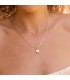 Cuore in oro giallo 750‰, ciondolo donna 13 mm - Gioielli e regali San Valentino
