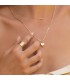 Ciondolo cuore piccolo 13 mm in oro giallo 750‰ - Gioielli per donna e regali San Valentino