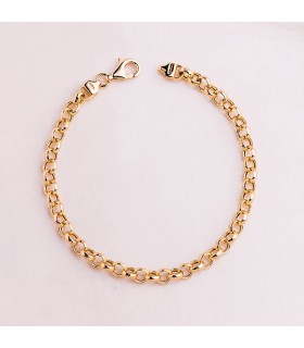 Bracelet Chaîne Jaseron Or 18K 5mm 19cm
