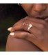 Verlobungsring Weißgold 750 & Zirkonia 19413-OB | Solitär & Ringe für einen Heiratsantrag